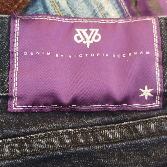 Vintage Y2K Victoria Beckham DVB Star Pocket Flare Jeans - Picture 5 of 7